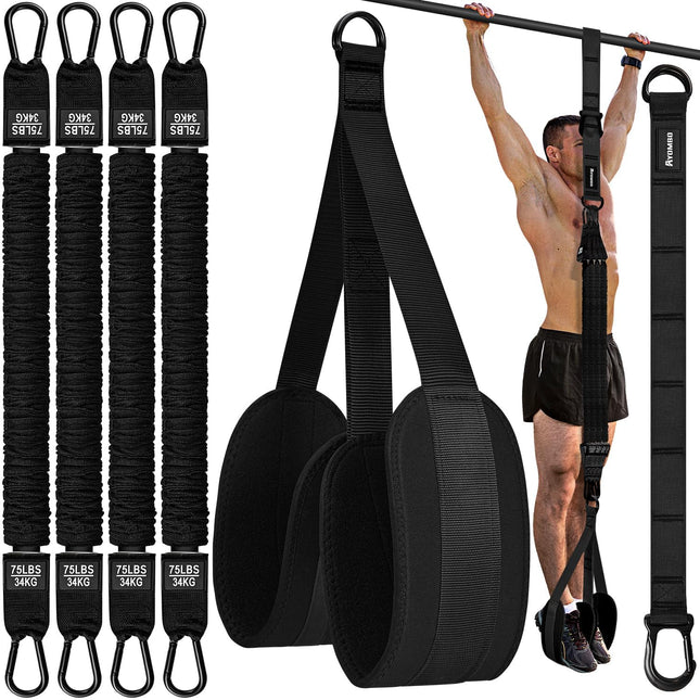 Adjustable Heavy Duty Pull up Assist Equipment with 4 Assistance Bands - Resistance Bands for Pull up Bar Workout - Home