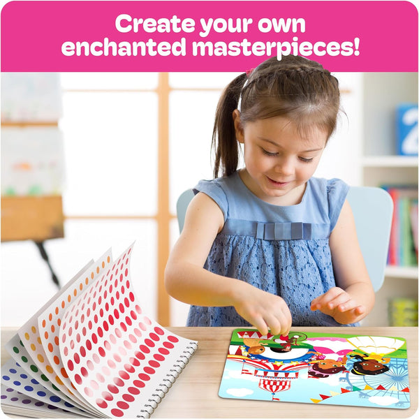 Dot Stickers Art for Kids - Sticker Books for Toddlers 2-4 Years - Arts and Crafts for Kid Ages 2-4 3-5 4-6 - 4 Year Old Girl Birthday Gifts -