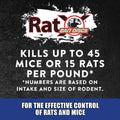 RatX Bait Discs 1 lb. Bag - Contains 45 Discs - for Indoor or Outdoor Use No Size