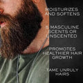 Bluebyrd Pure & Simple Unscented Beard Oil - For Sensitive Skin -100% Natural Conditioner and Softener For Men - Hydrates and Moisturizes for
