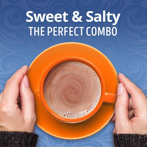 Swiss Miss Salted Caramel Flavored Hot Cocoa Mix, Hot Cocoa Bar Supplies, 1.38 oz., 8-Count Envelopes Salted Caramel 1.38 Ounce (Pack of 8)