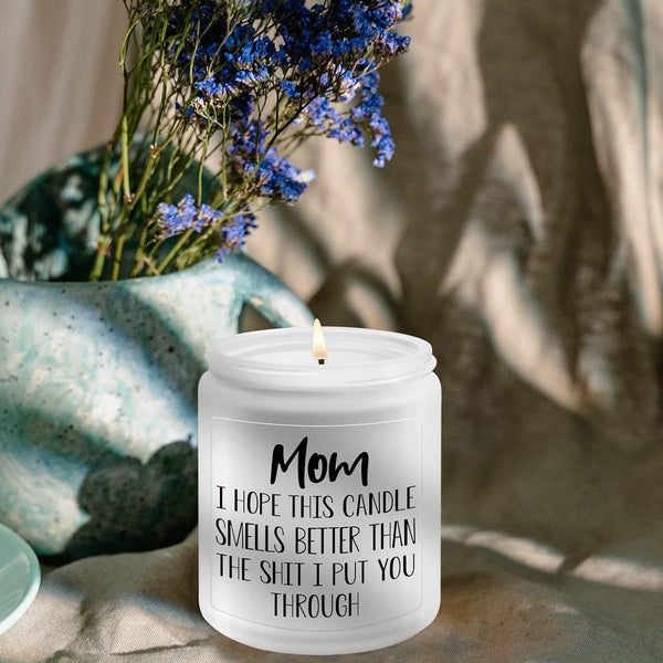 Gifts for Mom from Daughter Son, Mothers Day Birthday Christmas Thanksgiving Gifts for Mom, Stepmother Adoptive Mother, Lavender Scented Candle
