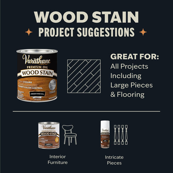 Varathane Dry Black Cherry Wood Stain 0.25 Quart (Pack of 1) Black