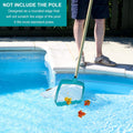 POOLWHALE Pool Skimmer Leaf Rake Net, Fine Mesh Deep Nylon Bag (No Pole) Pool Rake