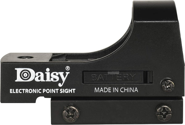 Daisy, Electronic Point Sight, 3/8" Dovetail Mount, 3-Volt Lithium Battery Included, with The Flip of A Switch, This Light Puts You On Target