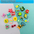 20PCS Beach Charms for Bogg Bag, Hawaii Accessories With Sturdy Clips for Totes, Rubber Bag Accessories, Decoration Charms for Girls Women