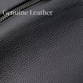 Bveyzi Ultra Slim Thin Leather RFID Blocking Credit Card Holder Bifold Clutch Wallets for Women Black Leather