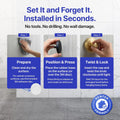 HOME SO Suction Cup Hooks for Shower & Bathroom Towel Holder 2-Pack – Suction Cups Hooks for Hanging Towels, Robes, & Coats - Tiles, Glass Door or