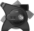 Lasko High Velocity Portable Utility Fan - Adjustable Air Mover Blower Fan for Bedroom, Office Desk, Garage, and Home - With 2 Outlets 120V - 3