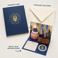 Donald Trump Pop Up Birthday Card with Real Voice & Music - 3D Oval Office