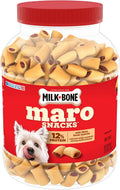 Milk-Bone MaroSnacks Small Dog Treats with Real Bone Marrow, 40 Oz. Canister | Dog treats with 12% protein Beef 2.5 Pound (Pack of 1)