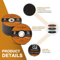 25 PCS 3 Inch Cut Off Wheels Metal and Stainless Steel Cutting Wheel for Angle Grinder 3"x1/16"x3/8"Cutting disc Die Grinder Cut Off Wheel Fits