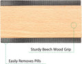 Boao 2 Pcs Wooden Sweater Comb Remove Pilling Comb with Double Edge Design to Remove Pills and Fuzz from Clothing Fabric Shaver and Pill Remover