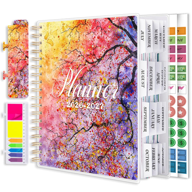 Planner 2026-2027, 18 Months Academic Daily Weekly Monthly Calendar Planner Autu