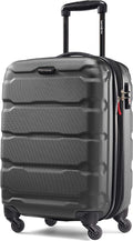Samsonite Omni PC Hardside Expandable Luggage with Spinner Wheels, Black, Carry-On 20-Inch