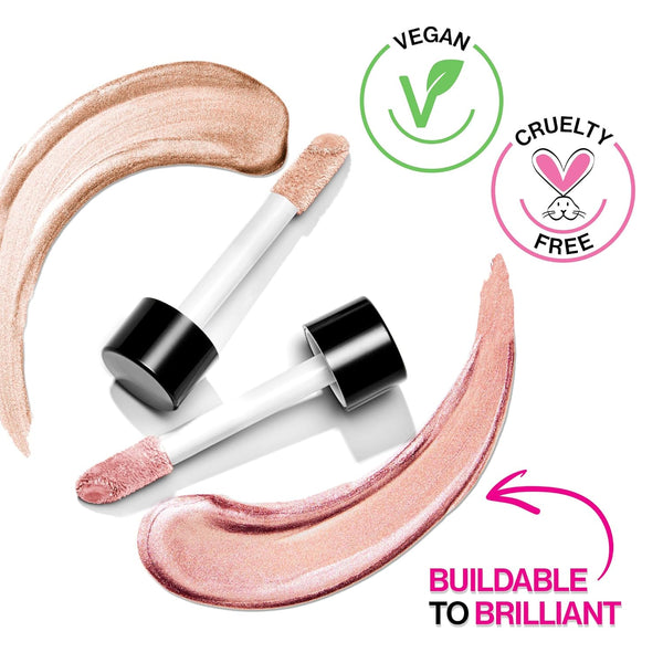 Wet N Wild Megaglo Hello Halo Liquid Highlighter Makeup, Shimmer, Glow Halographic