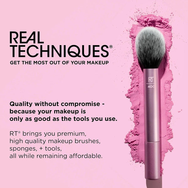 Real Techniques Miracle Quick Dry Brush Wipes, Remove Product Build-Up, Easily Switch Colors, Fast Drying, Convenient Makeup Brush Cleaner,