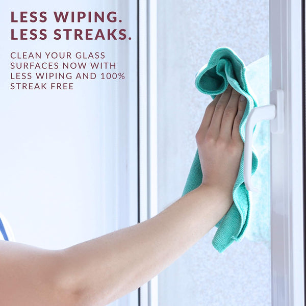 HOPE'S Perfect Glass Cleaner, Streak-Free, Ammonia-Free Window, Mirror, Screen, and Shower Door Cleaner, Indoor and Outdoor Glass Surfaces, 32 Fl