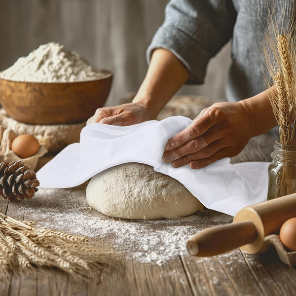 Utopia Kitchen White Flour Sack Towels [12 Pack - 28 x 28 Inch] 100% Cotton White 12 Pack