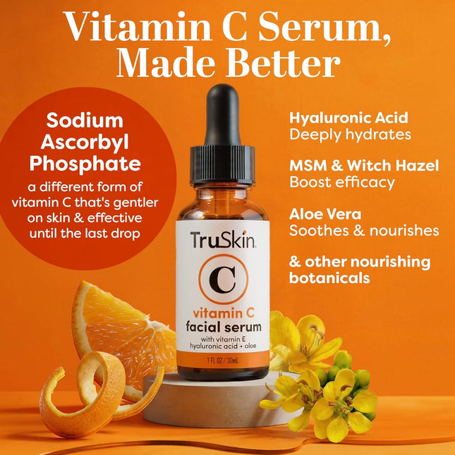 Truskin Vitamin C Serum for Face Ã¢ÂÂ anti Aging Formula with Vitamin C, Hyalu