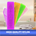 4 Pieces Exfoliating Washcloth Shower Towel African Net Sponge Japanese Wash Cloth Face Exfoliating Sponge Loofah Exfoliating Body Scrubber for