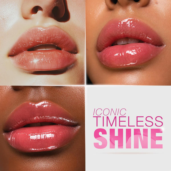 NICKA K NEW YORK, Hydrating Lip Gel Set, Assorted, Vitamin E, 5-Pack AMZ001