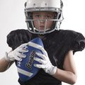 Franklin Sports Kids Junior Grip-Rite Youth Junior Size Rubber Footballs - Peewee Kids Durable Outdoor Footballs - Single & Bulk Packs Available