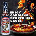 ASS KICKIN' Carolina Reaper Hot Sauce - 5 Oz - Premium Gourmet Hot Sauce for Chicken Wings and Breakfast BurritosÃ¢ÂÂPerfect Stocking Stuffers or