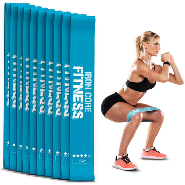 Latex Mini Resistance Bands Sets for Trainers, Bootcamp, Gym for Men and Women i