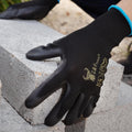 G & F Work Gloves for Men, Lightweight Grip, Polyurethane Coated, Touchscreen Compatible, Flexible & Breathable, Durable Construction, Ideal for