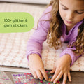 Melissa & Doug Design-Your-Own Bracelets with 100+ Sparkle Gem and Glitter Stickers
