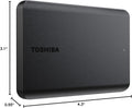 Toshiba Canvio Basics 2TB Portable External Hard Drive USB 3.0, Black - HDTB520XK3AA 2TB Contemporary Black
