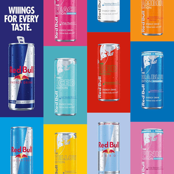 Red Bull Sea Blue Edition Energy Drink, Juneberry, with 114mg Caffeine plus Taurine & B Vitamins, 12 Fl Oz, Pack of 4 Cans Juneberry 12 Fl Oz, 4pk