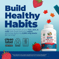 Maryruth Organics Hair | Skin | and Nails Vitamins | Biotin Gummies with Vitamin C & Vitamin E | Hair Growth Vitamins | Skin Care | Nail Strength