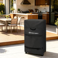 Porch Shield 30 Inch Electric Smoker Cover for Masterbuilt Smoker, Waterproof Heavy Duty Outdoor Smoker Grill Covers 20W X 18D X 33H Inch, Black
