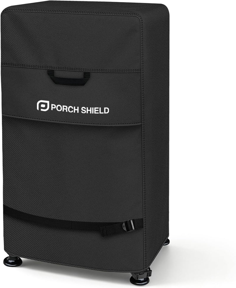 Porch Shield 30 Inch Electric Smoker Cover for Masterbuilt Smoker, Waterproof Heavy Duty Outdoor Smoker Grill Covers 20W X 18D X 33H Inch, Black