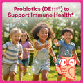 Smartypants Kids Probiotic Immunity Gummies: Prebiotics & Probiotics for Digestive Health and Immune Support Supplement, Gluten Free, Vegan, Grape