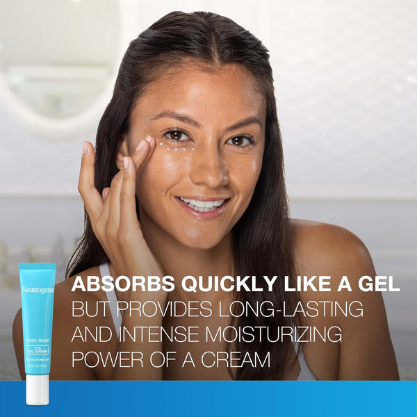 Neutrogena Hydro Boost Under Eye Cream, Fragrance Free, 0.5 oz 0.5 Fl Oz (Pack of 1)