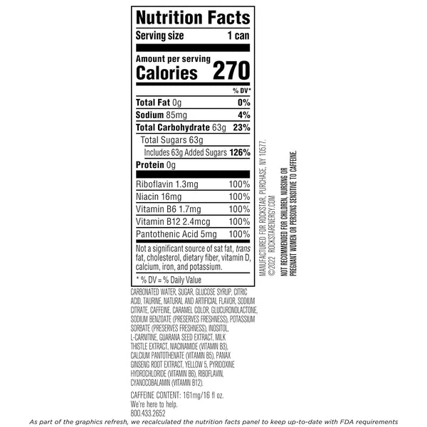 Rockstar Energy Drink, Throwback Edition: O.G., 16 Fl Oz (Pack of 12) - Packaging May Vary