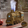 Diffuserlove Essential Oil Diffuser 300ML Train Cool Mist Humidifier Quiet Aromatherapy Diffuser with Night Light for Bedroom Desk Copper
