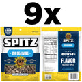 Spitz Sunflower Seeds, Salted, 6 Ounce (Pack of 9) Original 9 Count (Pack of 1)