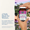 Garden of Life Vitamin Code Women's Multivitamin with Iron and Folate – Whole Food Women’s Vitamins with Probiotics, Digestive Enzymes, Immune