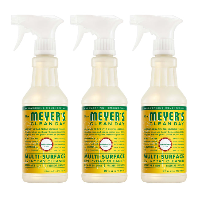 MRS. MEYER'S CLEAN DAY All-Purpose Cleaner Spray, Honeysuckle (16 Fl Oz (Pack of
