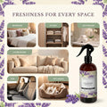 Abbey & Sullivan Odor Eliminating and Refreshing Linen and Room Spray, Lavender Vanilla, 16 oz.