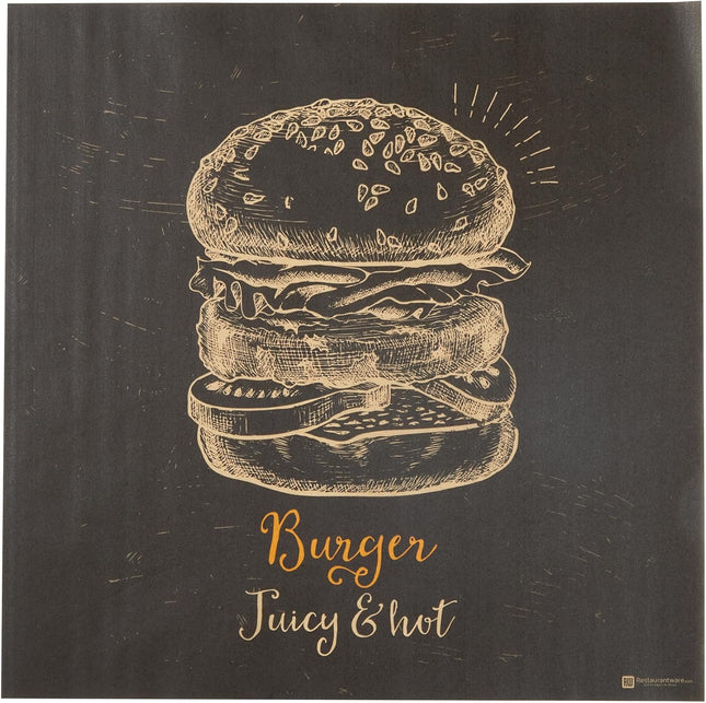 Restaurantware-Rw Base 12 Inch Deli Papers, 200 Juicy and Hot Sandwich Wrapping Papers - No Added PFAS, Greaseproof, Kra