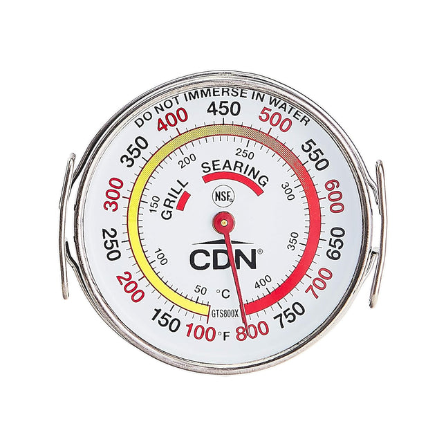 CDN Grill Surface Thermometer | ProaccurateÃÂ®, Temperature Zones, High Heat, C