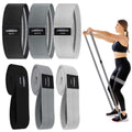 Fabric Resistance Bands for Working Out, 3 and 4 Levels Booty Bands Long Resistance Bands for Women and Men | Elastic Bands for Exercise Bands