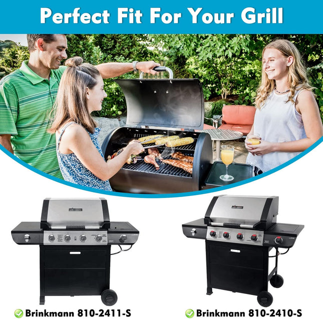 Grill Replacement Parts for Brinkman Brinkmann 810-2410-S 810-2411-S, Stainless 