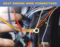 Haisstronica 260PCS Heat Shrink Spade Connectors - Quick Disconnect Female & Male Spade Terminals for Watercraft, Electronics & Automotive AWG