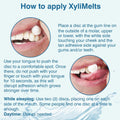 Oracoat XyliMelts for Dry Mouth Night Time or Day - Moisturizing Dry Mouth Adhering Discs, Sugar Free with Xylitol, 100 Count, Slightly Sweet